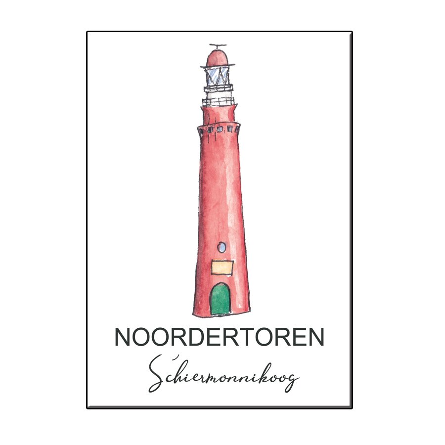 TARJETA A6 CITY ICONO FARO SCHIERMONNIKOOG