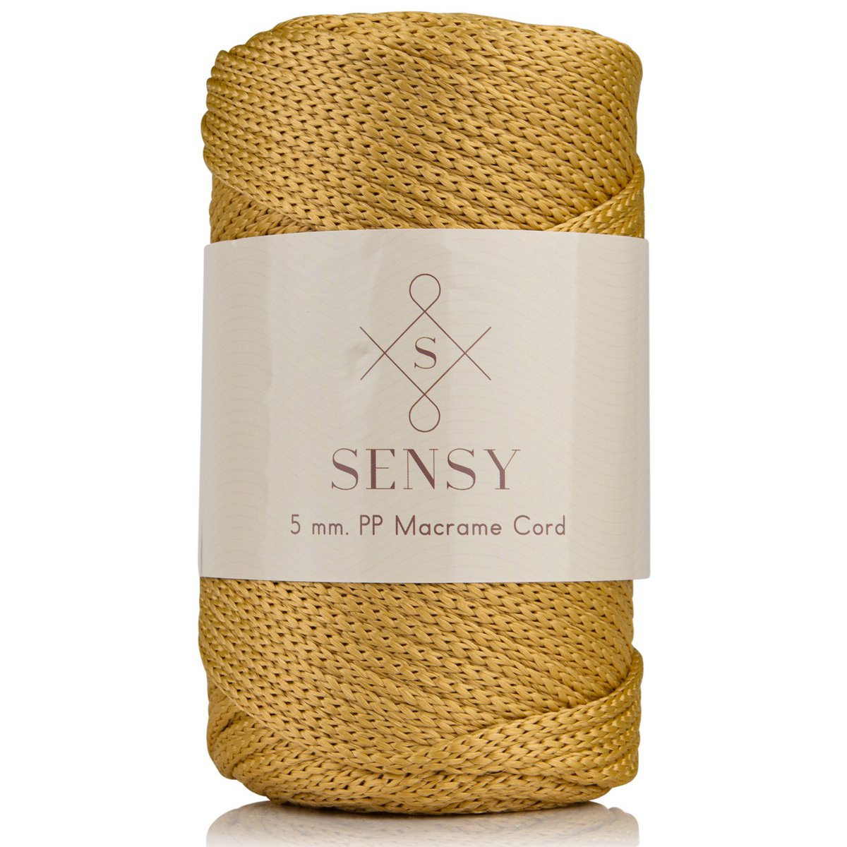 Cordoncino macramè Sensy Premium da 5 mm - 104 iarde, 100% poliestere