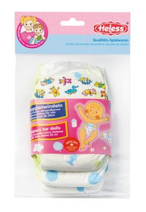 Doll diapers, 3 pieces, Gr. 35-50 cm