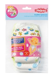 Doll diapers, 3 pieces, Gr. 35-50 cm