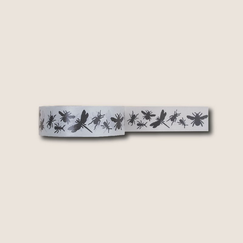 Washi tape - insects black