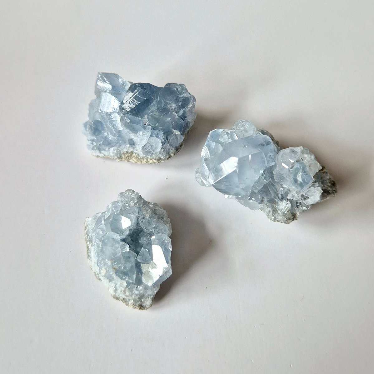 Celestien Ruwe Stukken Clusters (Celestite)