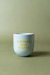 Coffee for mama baby blue MUG