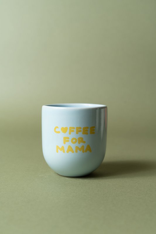 Coffee for mama baby blue MUG