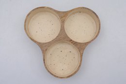 PLATEAU OU SERVICE EN BOIS BLANC FIORE (VAISSELLE)