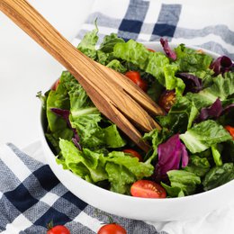 Olive Wood Salad Fork – Handmade Natural Wooden Utensils