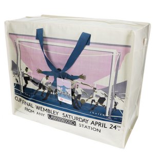 Jumbo opbergtas - TfL Vintage Poster "Cup Finale"