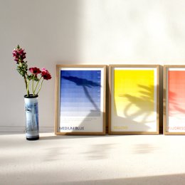 Medium Blue (åben udgave) | Risography Print