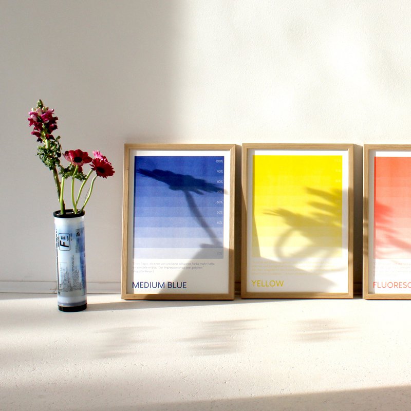 Medium Blue (åben udgave) | Risography Print
