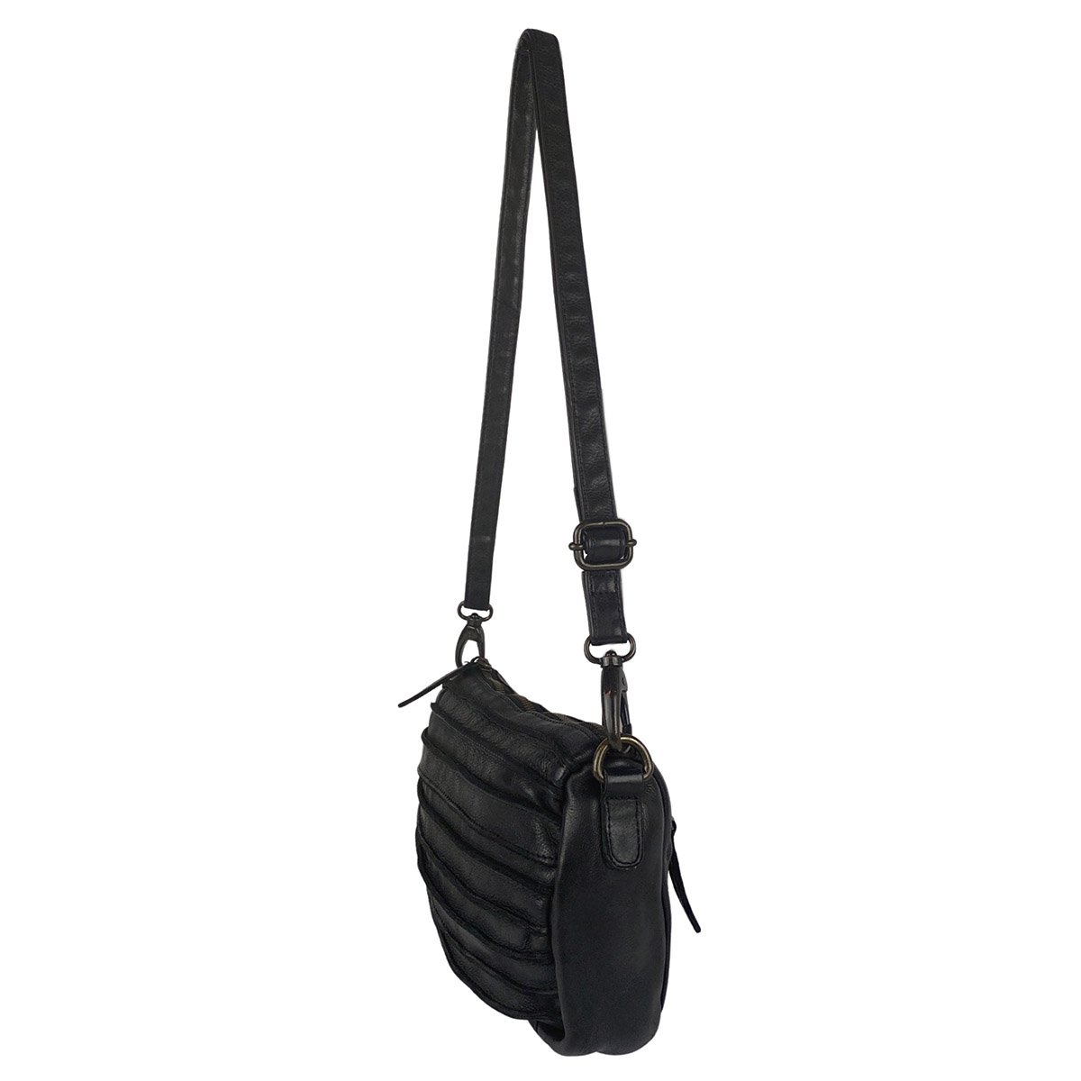 Bolso Bandolera De Mujer En Piel Lavada En 4 Colores