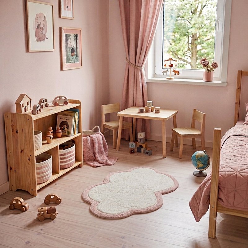 Cloud-Kinderteppich Little Nimbus Blush
