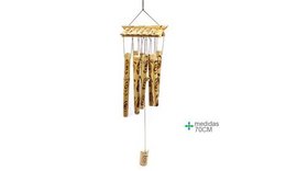 Carillon éolien Bambou Spiritueux Spirale 70 cm