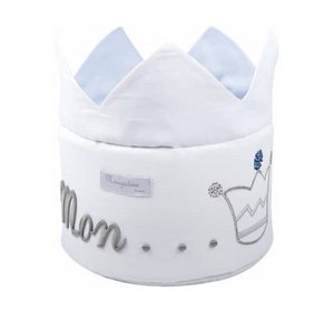 Prins blauwe toiletmand