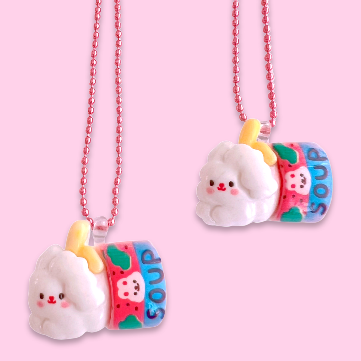 Pop Cutie Gemüsesuppe Hase Halskette