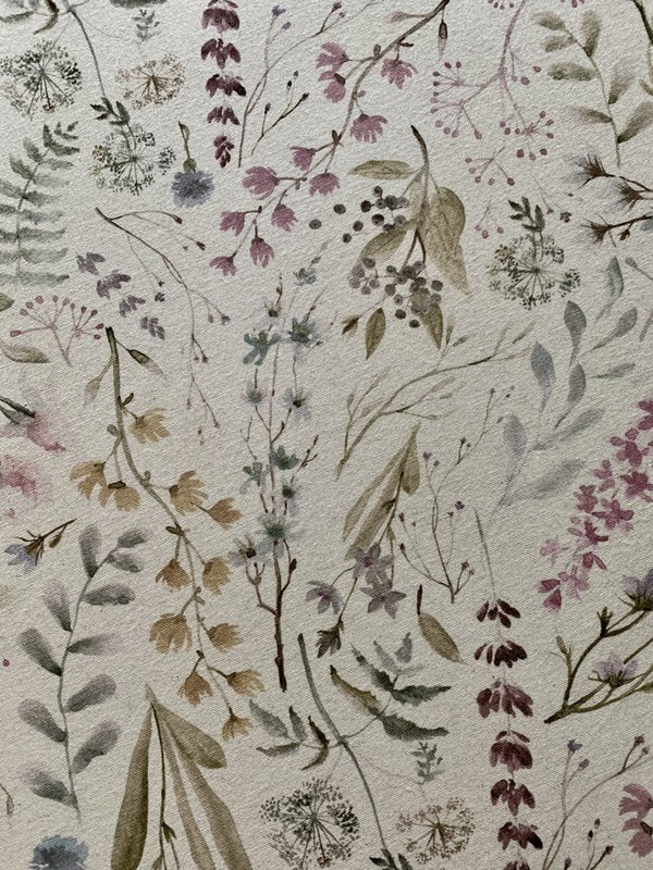 Mantel Redondo, Mezcla Lino-Algodón, Estampado | aitana