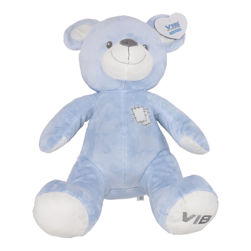 Peluche Orso Seduto Blu GRANDE 60 cm BLU