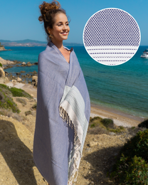 PHARAO Hammam Towel – 20 Piece Color Assorted Bundle / Lightweight, Absorbent, Quick-Drying & Compact (180x100 cm)