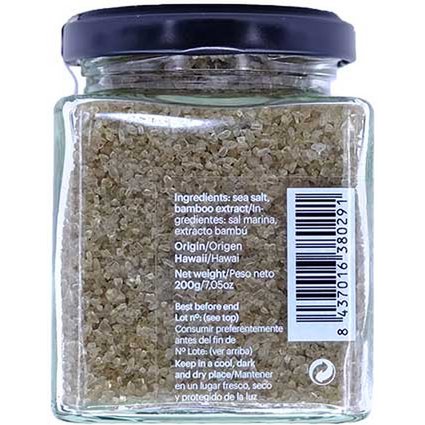 Bambus Grøn Salt Molokai - Hawaii - 200g