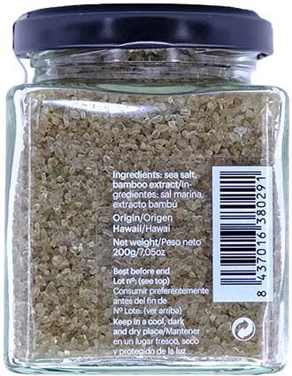 Bambus Grøn Salt Molokai - Hawaii - 200g