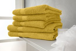 Shower towel set - Yellow