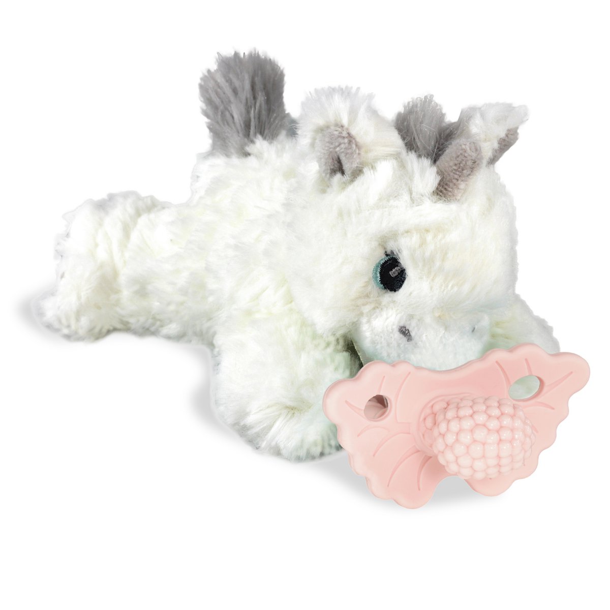 RaZbuddy soother cuddly Unicorn + RaZberry teat pink