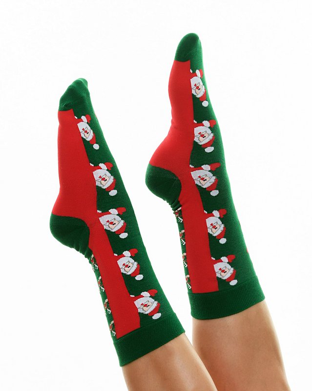 Socks - Rudolph and Santa