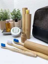Cepillo de dientes de bambú 100% biodegradable