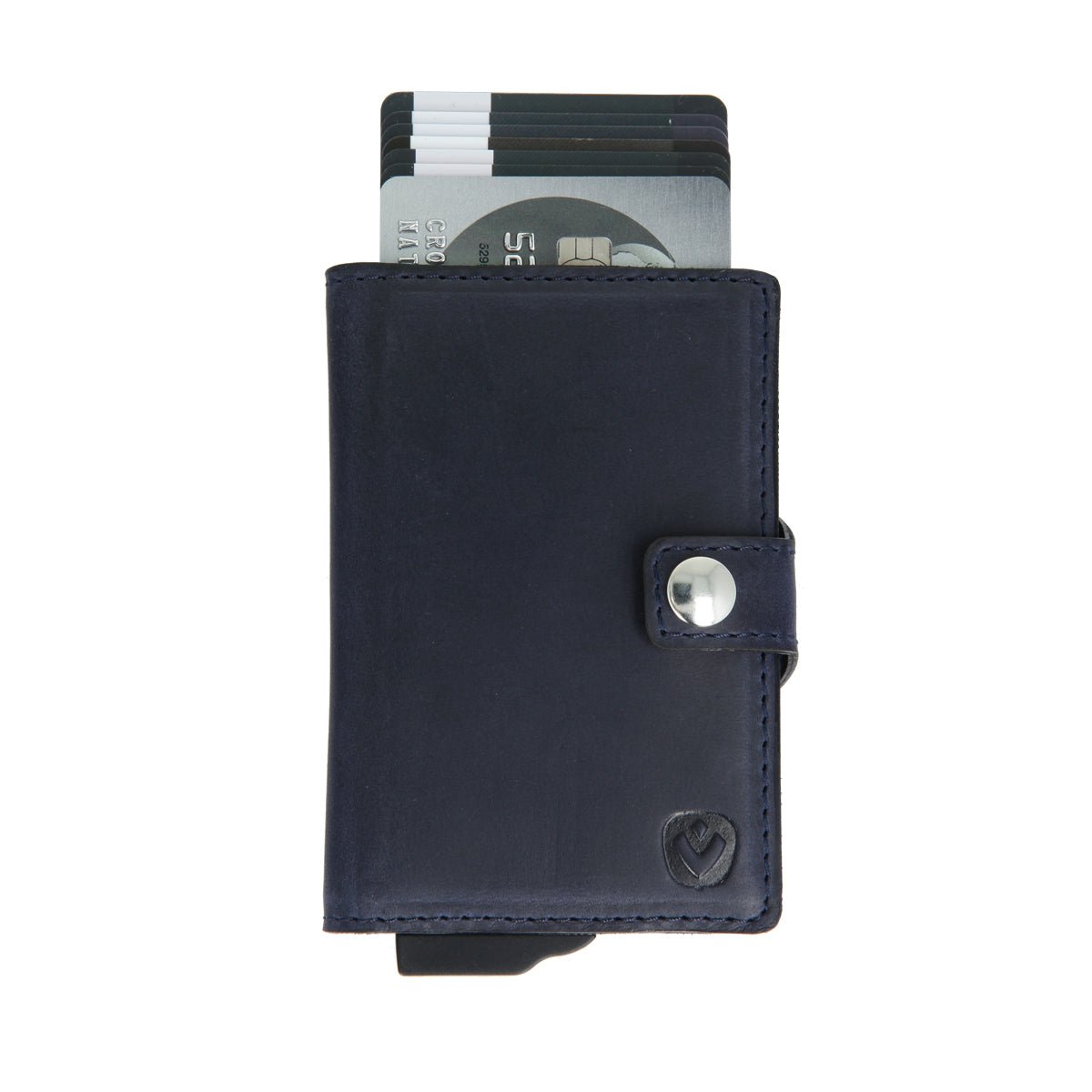 Card Case Plus Wallet Vintage Blue