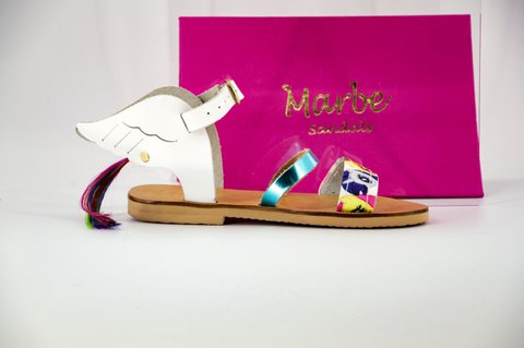 Handgefertigte Kindersandalen aus Leder: Ligeia (Limited Avail.Edition)