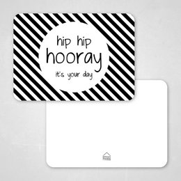 Card - Hip hip hooray