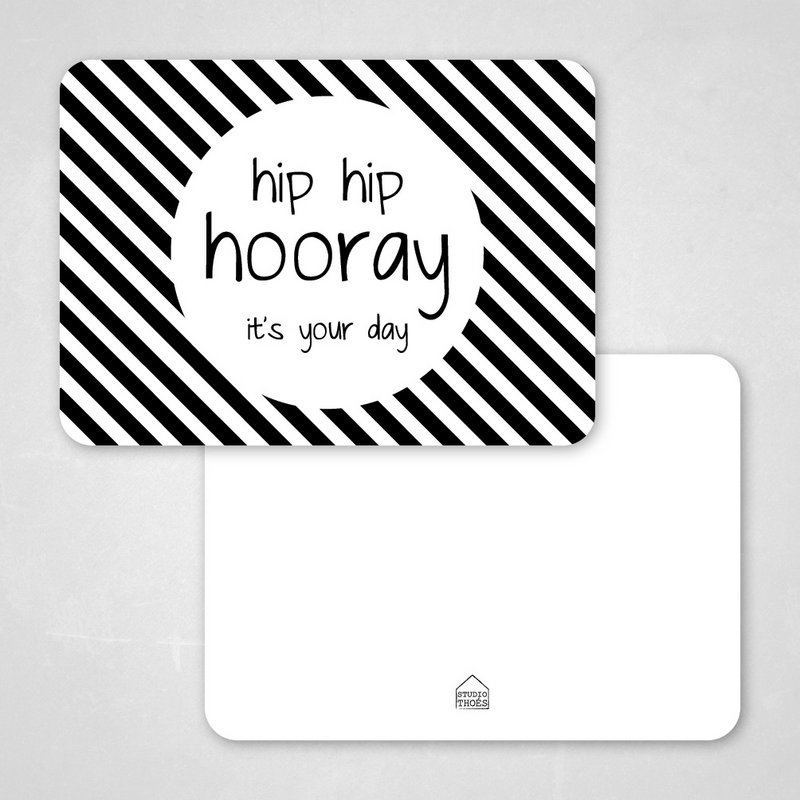 Card - Hip hip hooray