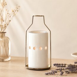 Parfümbrenner Inspirationsserie – Rückseite – Fondants und duftende Wachse – Teelichthalter aus Metall und Keramik – Diffusionszubehör