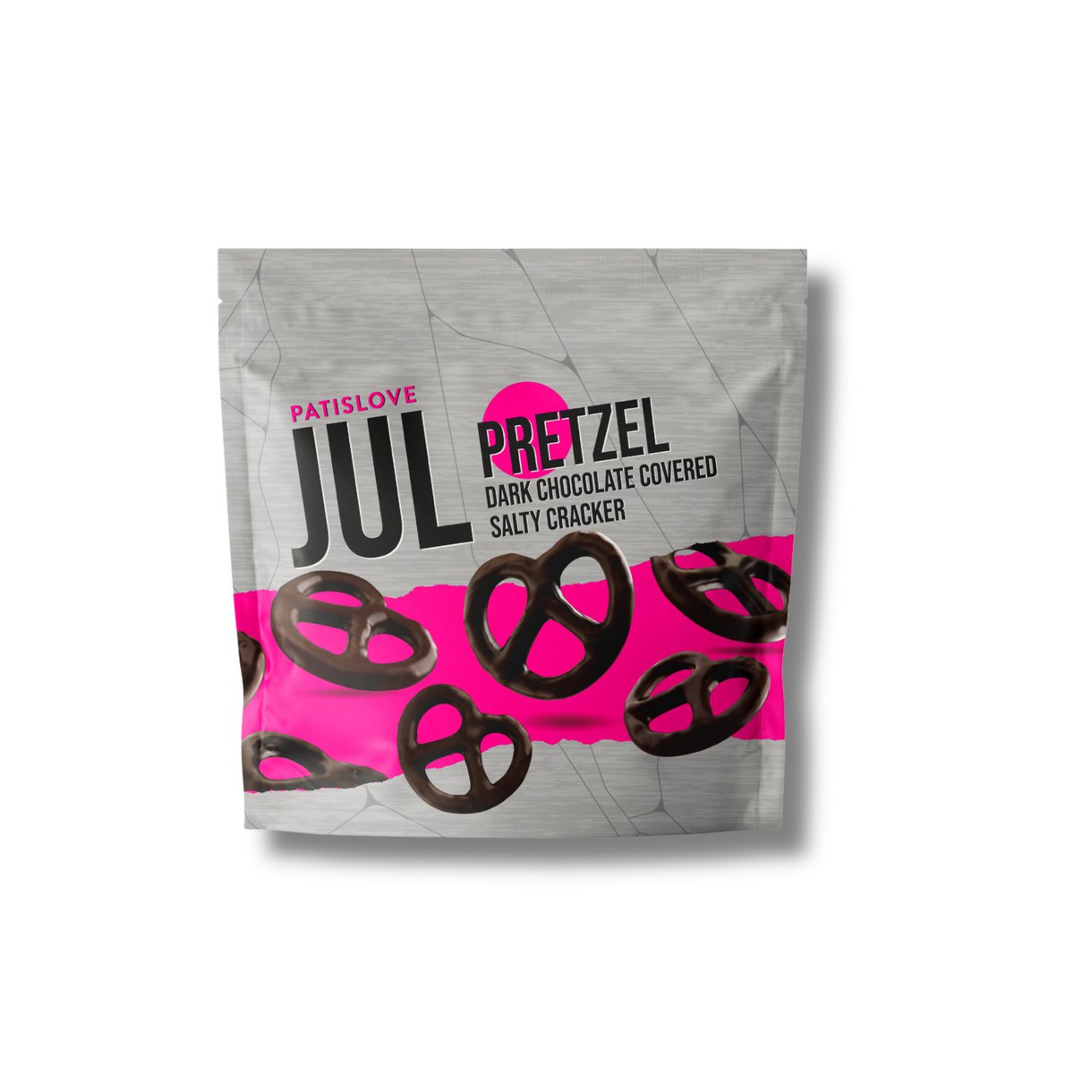 Pretzel Kiks med mørk chokolade, 110G