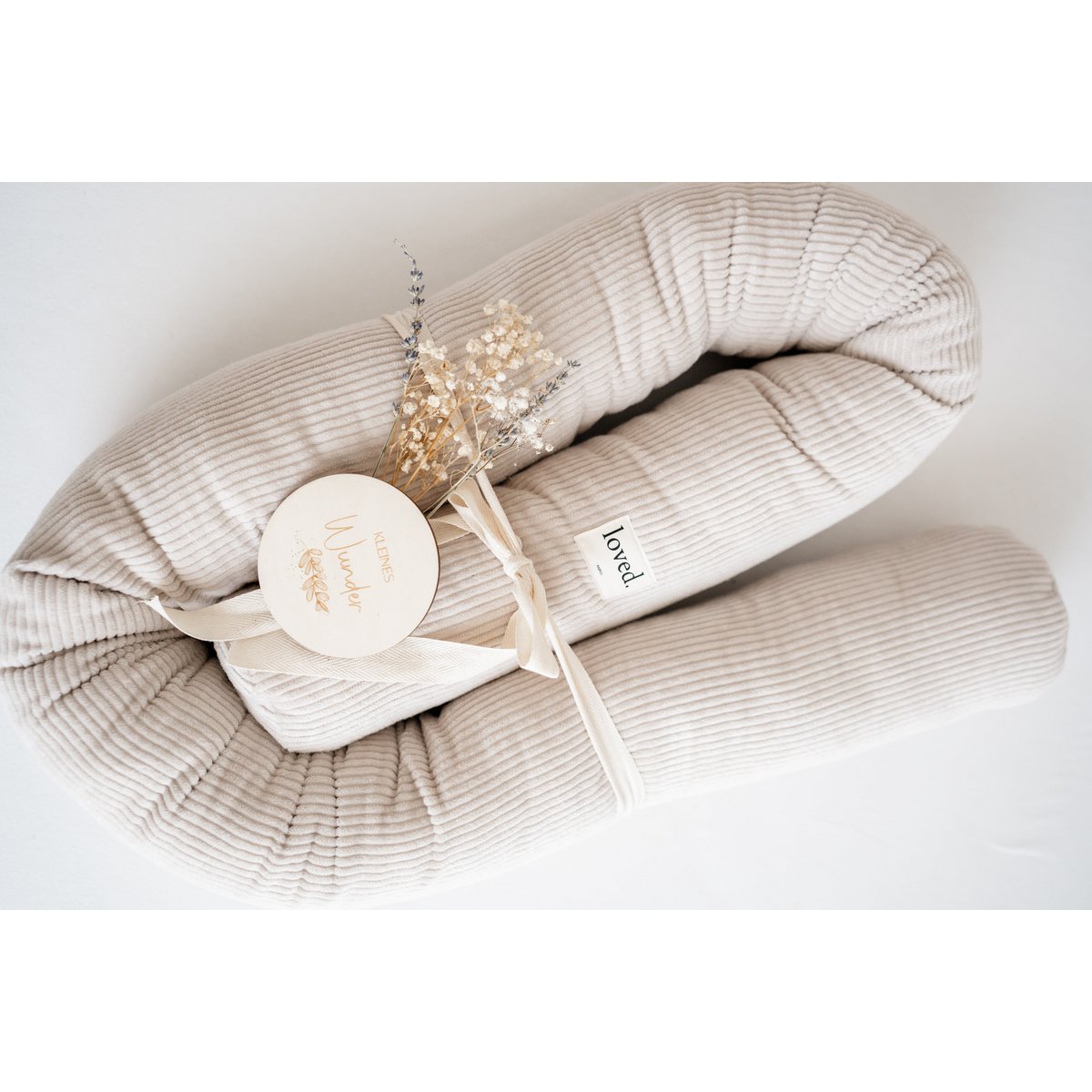 Borde de cama serpiente crema/beige CORD