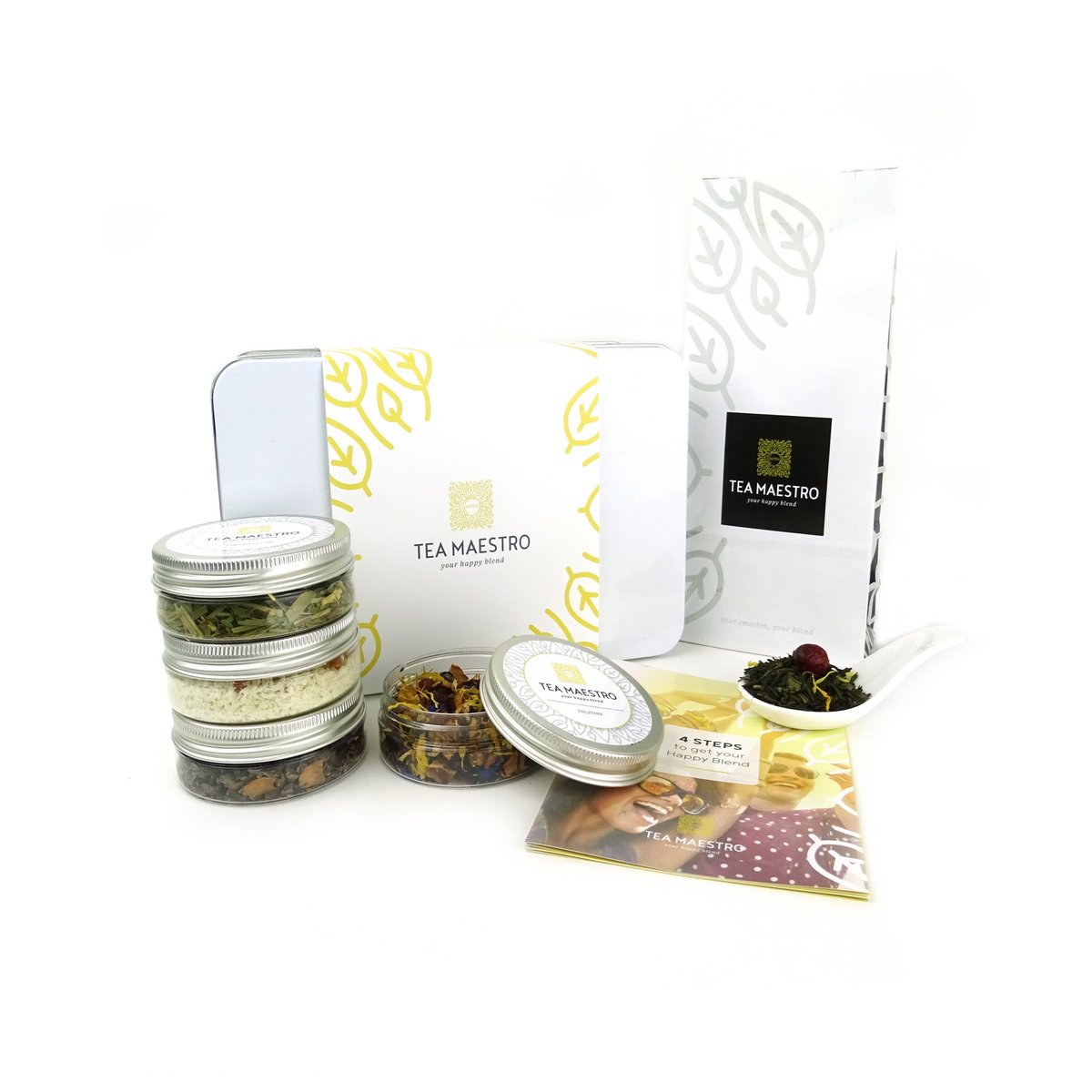 Make your own tea mix package - Happy