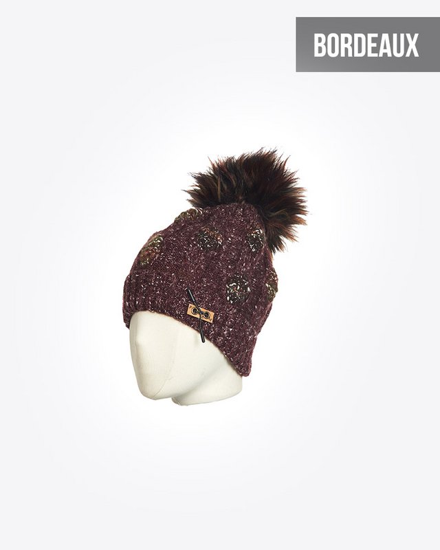 Gorro de mujer con pompón: BALI