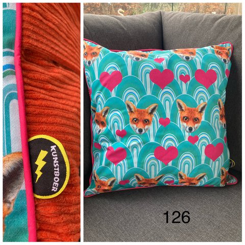 Cushion cover (50x50cm) - Fox love