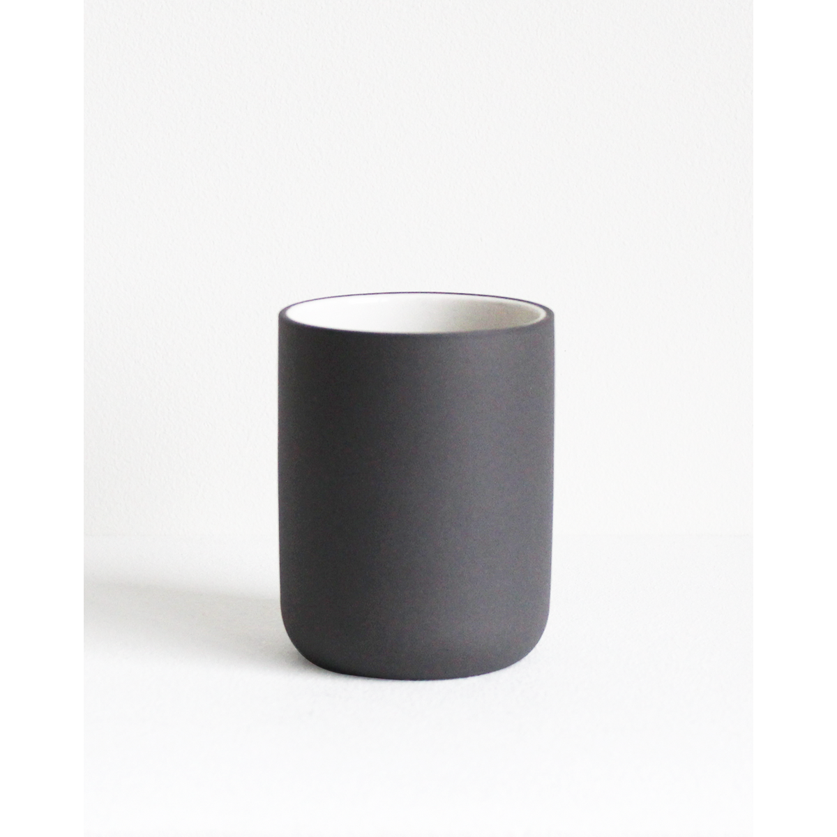 Coffee mug Fundament | dark grey / white