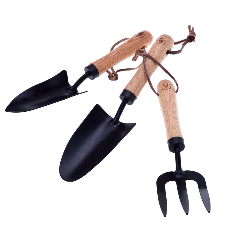 Set of 3 Gardening Tools with Storage Box