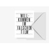 Postkarte / Falscher Film