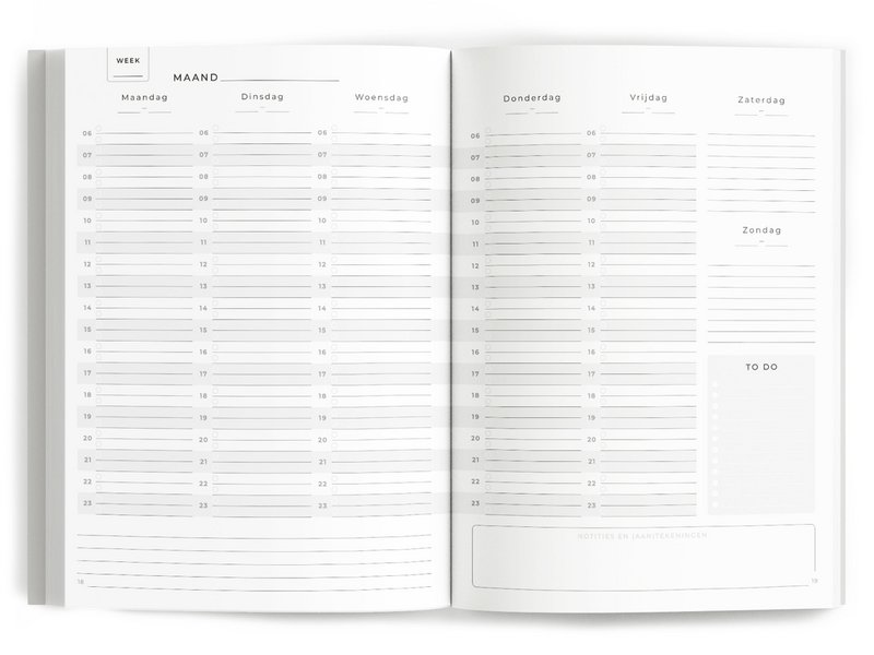 Fyllbooks Mein Wochenplaner – Dateless – Business