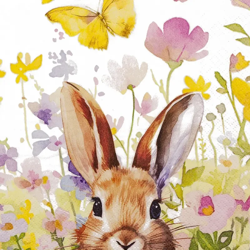 Servietten Bunny i Meadow