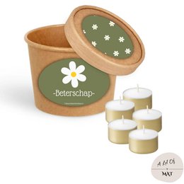 Regalo de mejora pronto | Velas en un frasco