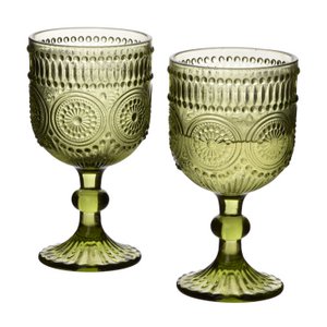 ELISE GREEN Set of 4 glasses 330ml8,9x16,5cm