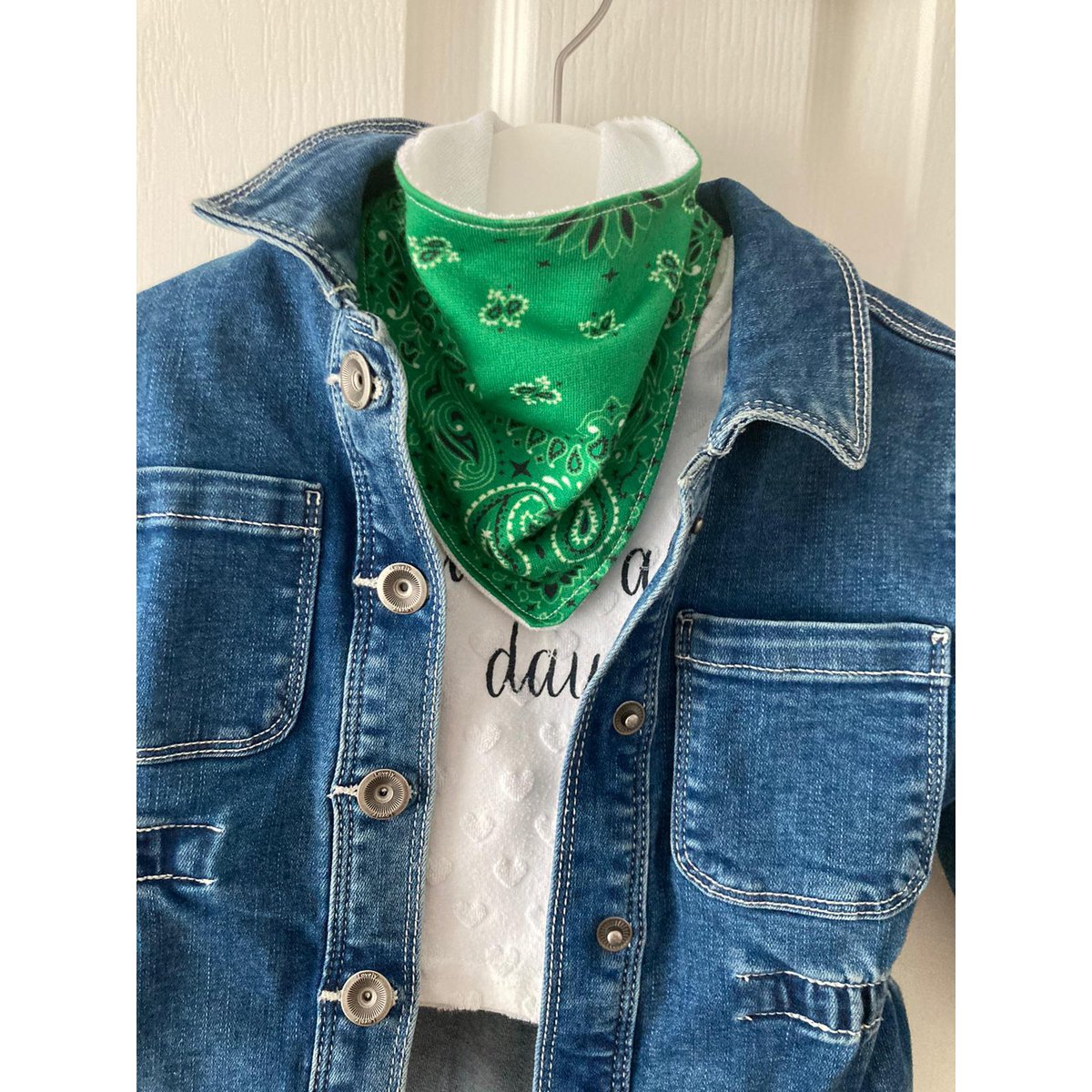 Drool Schal Paisley Grün