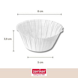 Set di 30 pirottini per muffin in carta da 5 cm Zenker Smart Pastry