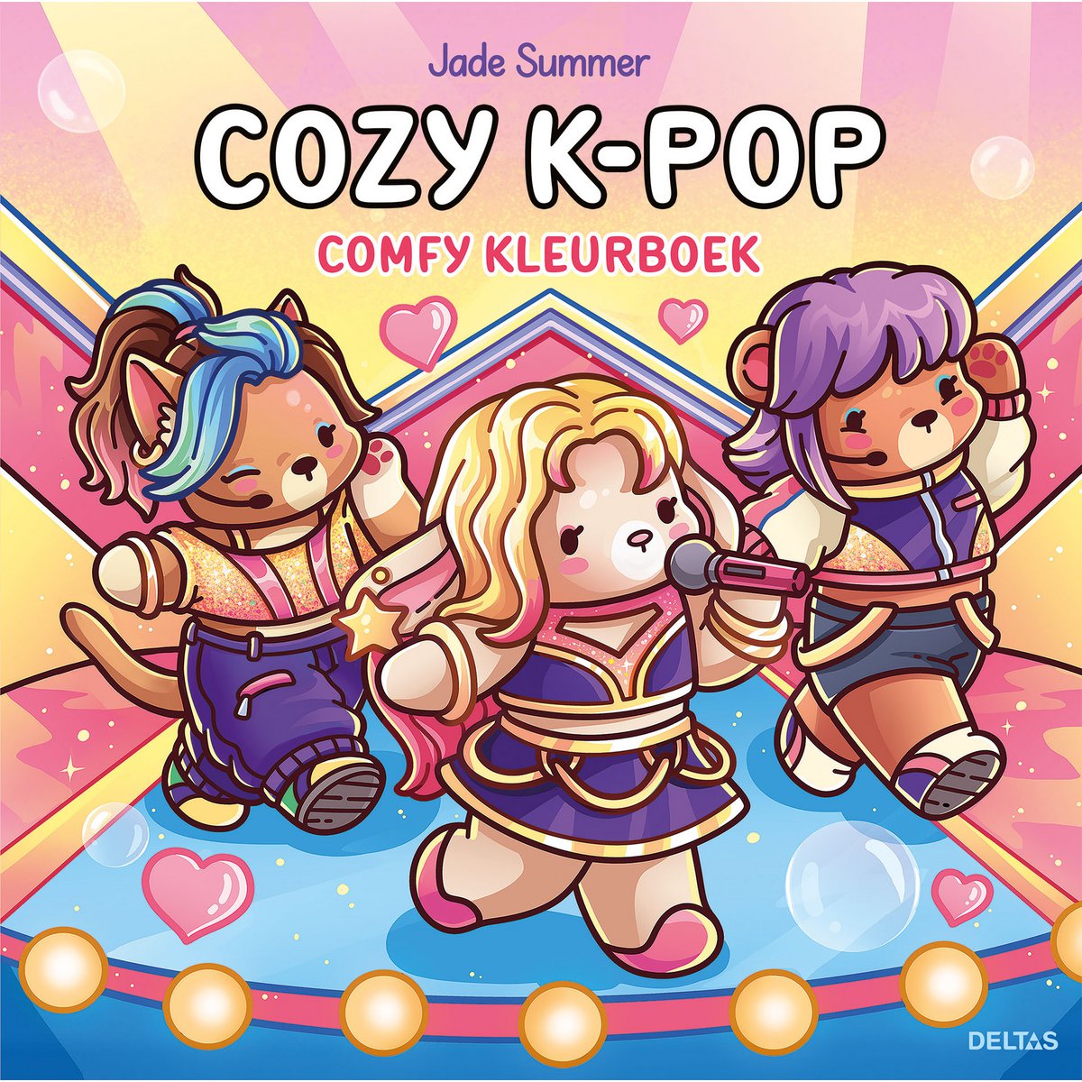 Cozy K-Pop - Comfy coloring book Jade Summer
