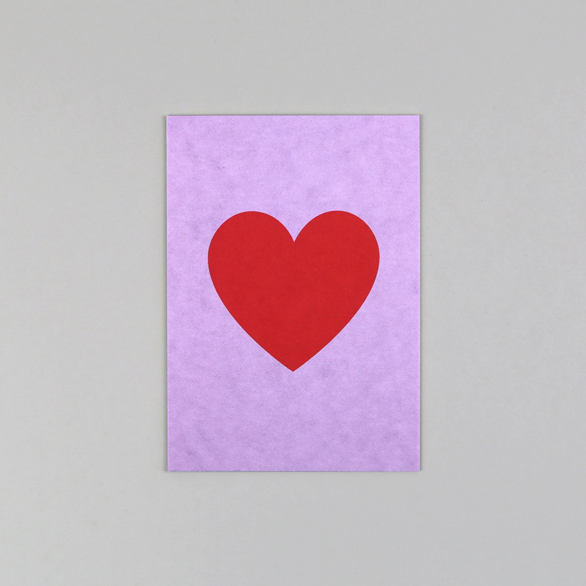 Postkarte Holzschliff Helene Herz