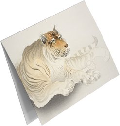 Conjunto de tarjetas de felicitación Estampados de animales