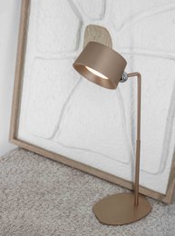 Schreibtischlampe Design LED auf Batterie weiß, mit Wandmontage